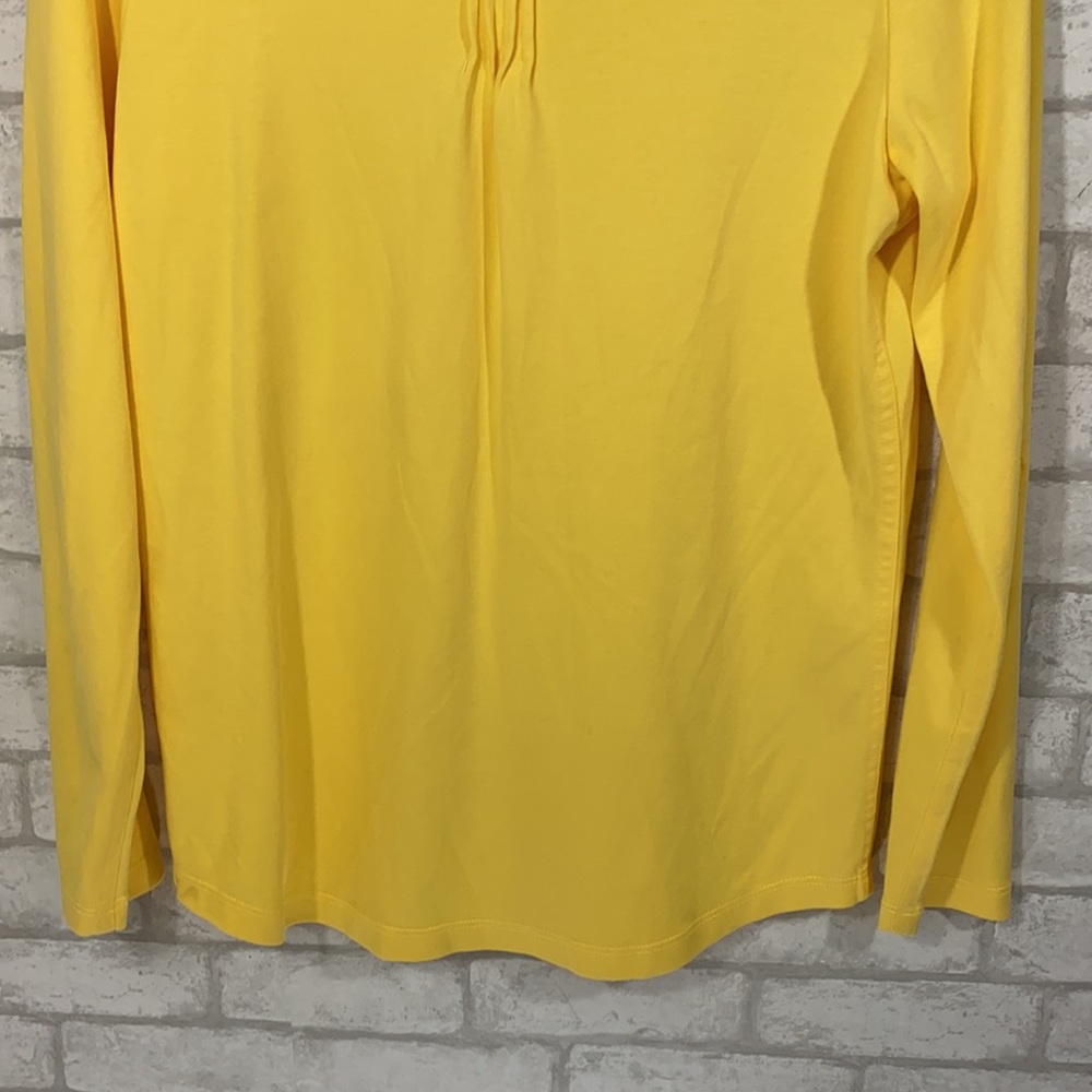 L.L.Bean yellow cardigan size Small - Picture 11 of 11